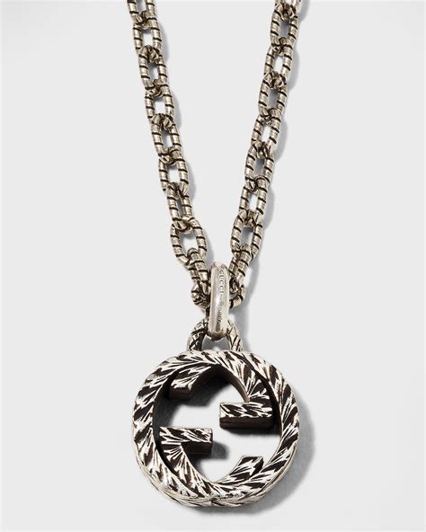 gucci snake necklace|gucci interlocking g pendant necklace.